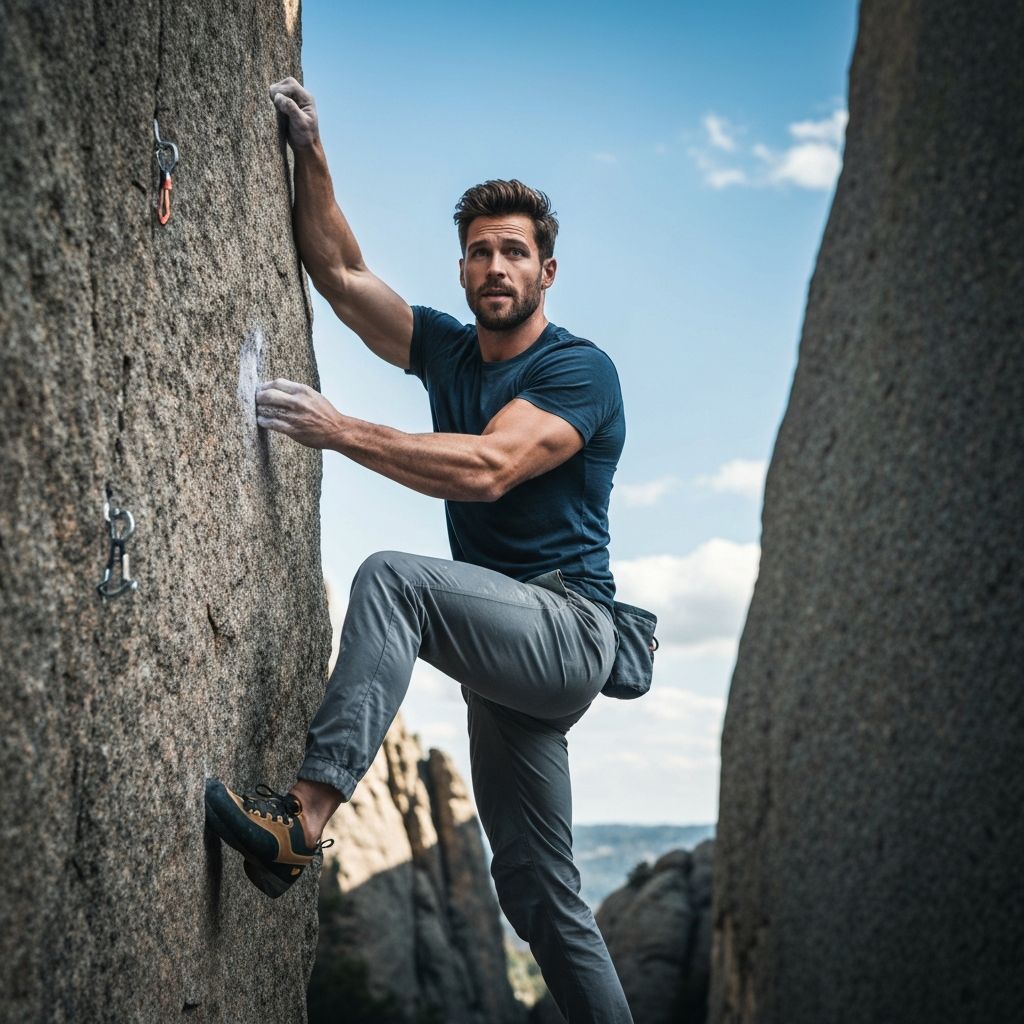 Active man with natural energy and vitality